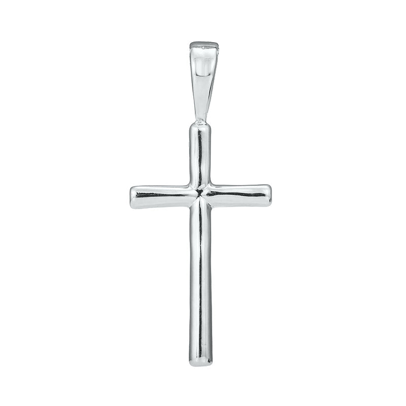 925 Sterling Silver Plated Holy Cross Pendant - USA Made