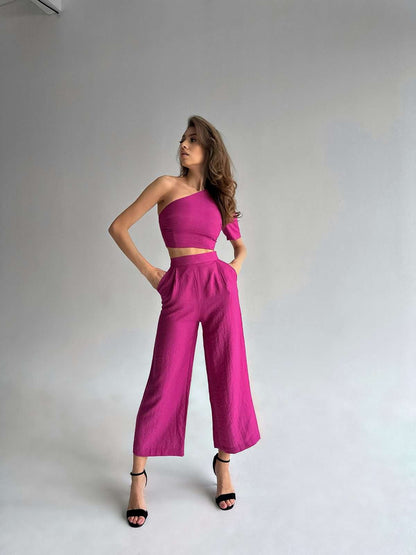 Blush Bloom Linen Set