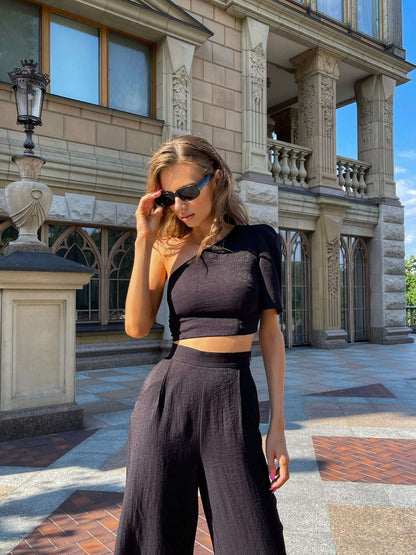 Blush Bloom Linen Set