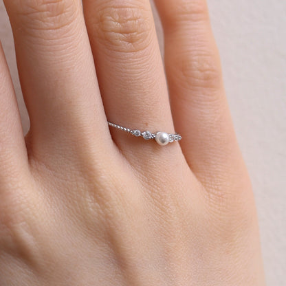 Pearl Statement Ring