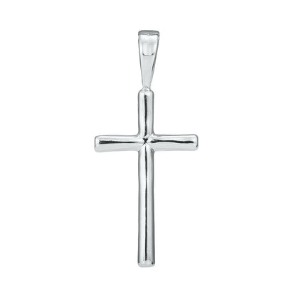 925 Sterling Silver Plated Holy Cross Pendant - USA Made