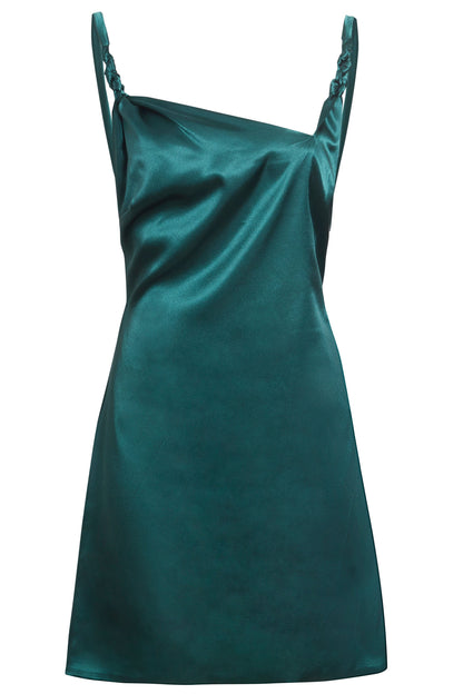 Emerald Green Mini Dress