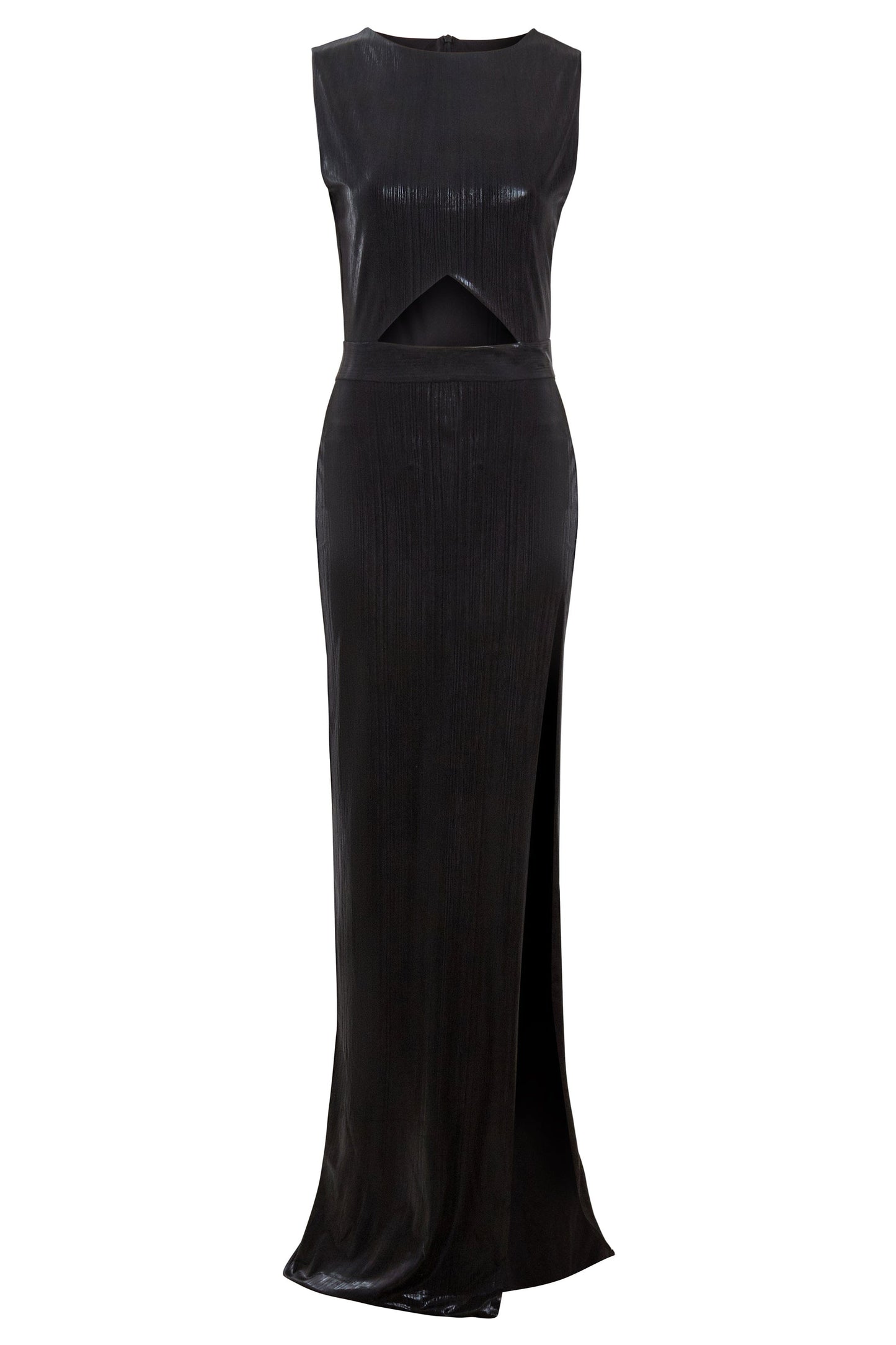 Black Cut-Out Maxi Dress