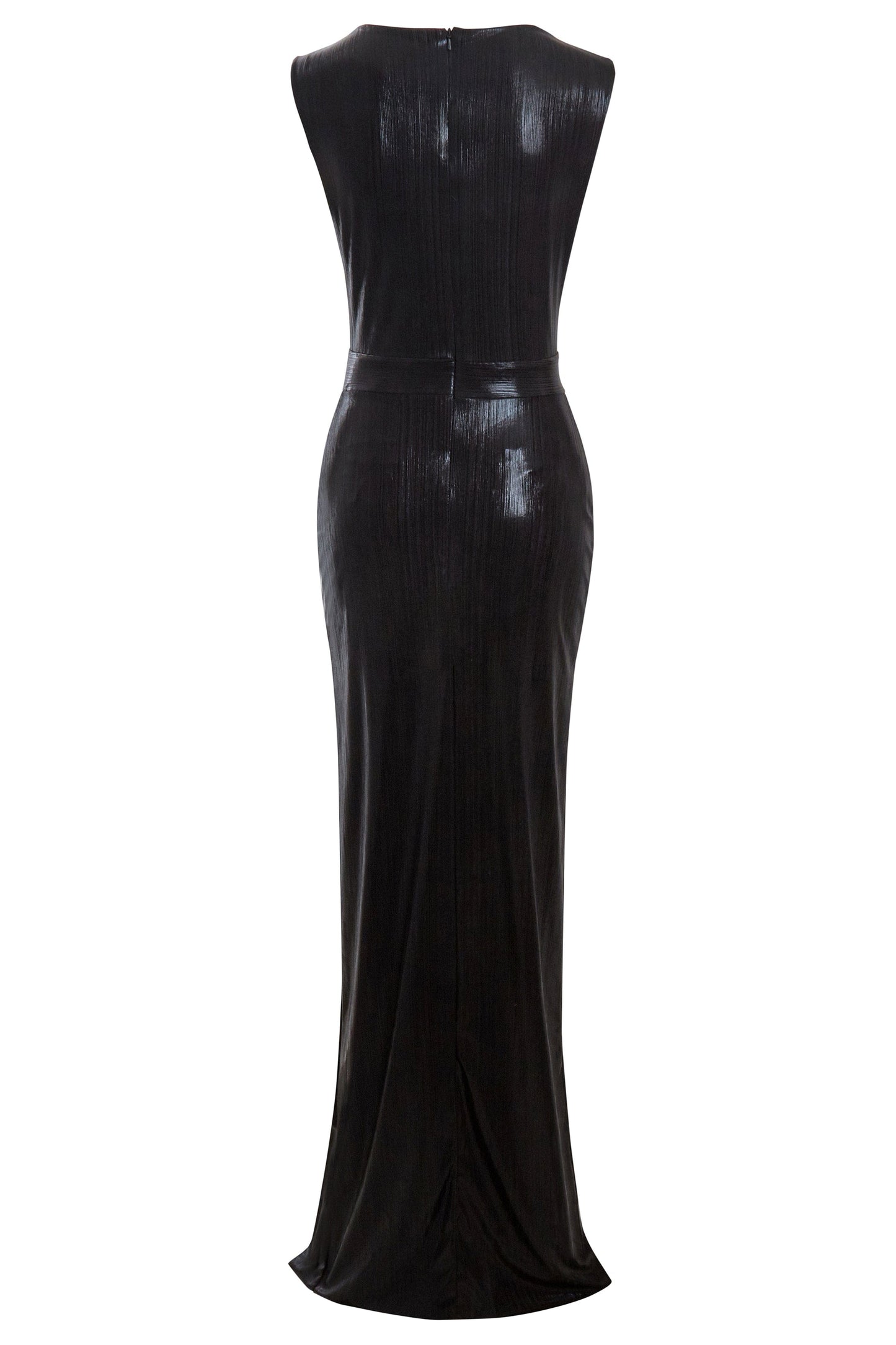 Black Cut-Out Maxi Dress