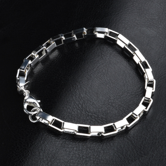 Sterling Silver Linked Bracelet