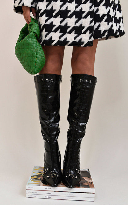 Knee High Heeled Boots