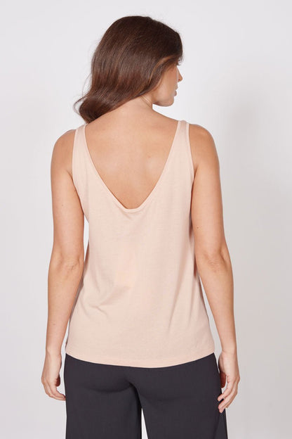 Camille Pink Loose Fit Vest Top