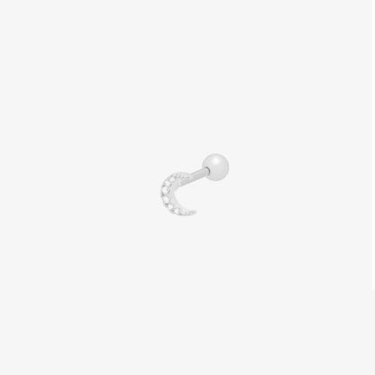 Crystal moon piercing